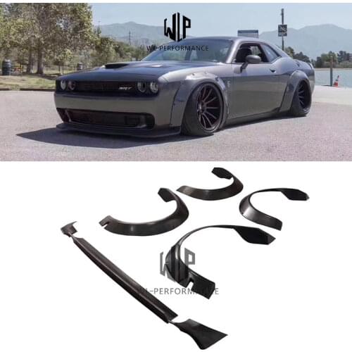 High quality FRP unpainted LB style Car Styling For Dodge Challenger SRT Car body kits 09-16