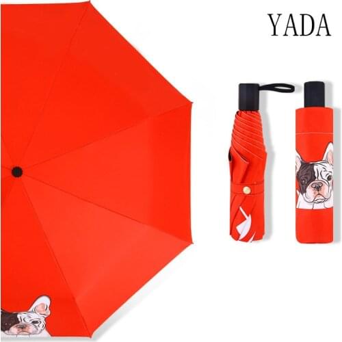 YADA INS High Quality Pet Dog Umbrella Parasol Rain Women uv Cartoon Umbrella For Women Windproof Sun Animal Umbrellas YS200006