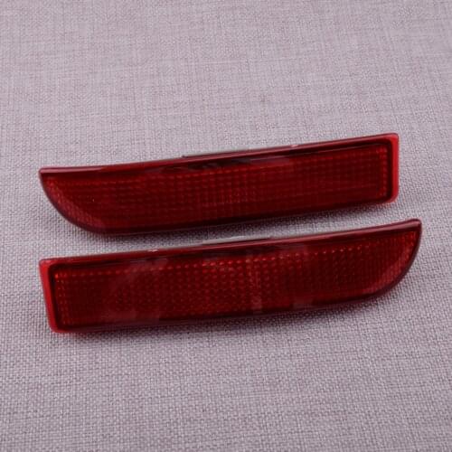 1 Pair Rear Bumper Reflector Light Tail Brake Lamp Fit For Toyota RAV4 2006 2007 2008 2009 2010 2011 2012 8191013022 8192013022