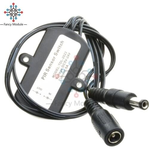 LED DC5-24V 5A Strip Automatic MINI PIR Infrared Motion Sensor Detector Switch
