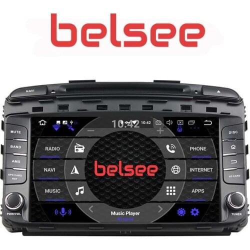 Belsee 2015 2016 2017 2018 Kia Sorento Accessories Android 10 Head Unit wifi Stereo Ram 4GB+64GB Radio DVD Player GPS Navigation