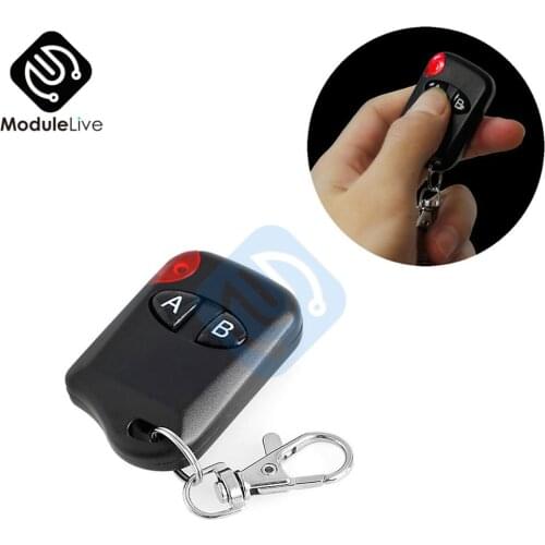 2 Key Wireless RF Remote Controller 433MHz Remote Control Garage Door Gate Transmitter for Home Shopping Centers Burglar Alarm