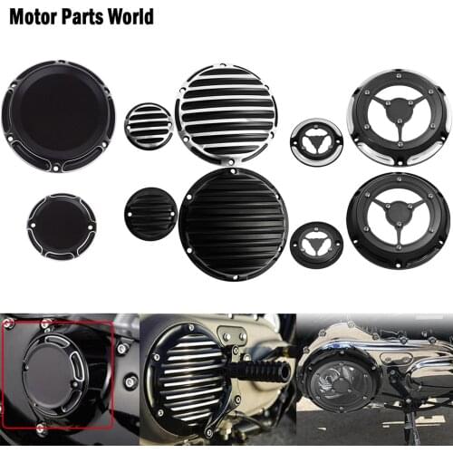 6 Holes Motorcycle CNC Derby Cover Timing Timer Cover For Harley Sportster 883 1200 XL 72 Custom Nightster Roadster 2004-2017