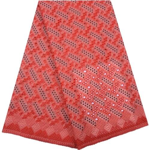Kalume Latest African Swiss 100% Cotton Lace Fabrics Embroidery Nigerian Stoned Swiss Voile Lace In Switzerland For Party F1786
