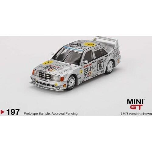 MINIGT 1/64 benz 190E Berlin bear Collection Metal Die-cast Simulation Model Cars Toys
