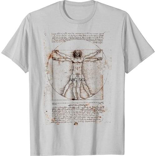 Leonardo da Vinci The Vitruvian Man T-Shirt