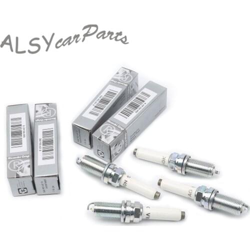 New 4 Piece Spark Plug Set 06K905611C 06K905601D For VW Beetle Tiguan Polo Audi A4 A5 A6Q5 Q7 TTS Coupe Skoda Seat 1.8/2.0 TFSI