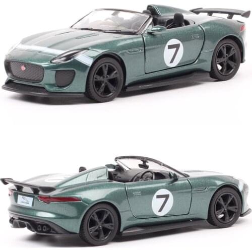 Boys Joycity 1:36 Scale Mini F-Type Project 7 Super Sports Metal Auto Car Diecasts & Toy Vehicles Models Replicas Of Collectors