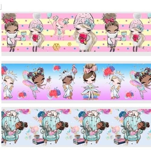 New Arrival ribbon 50Yards 16mm-75mm Dance Ballet Girl Grosgrain/FOE Ribbons for DIY Bow Craft Wedding Decoration