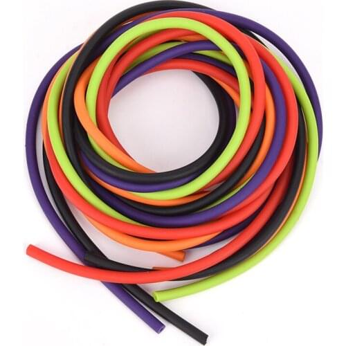 Natural Latex Slingshots Rubber Tube 1M for Outdoor Hunting Shooting High Elastic Tubing Band Tactical Catapult Bow Accessories