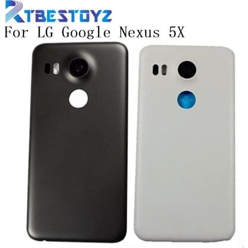 RTBESTOYZ For LG Google Nexus 5X Back Battery Cover Rear Door Housing Case Replacement Parts 5.2" For Nexus 5X Battery Cover