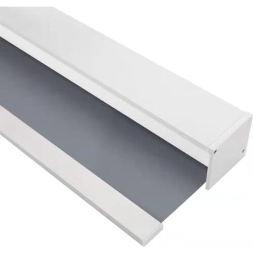 2020 Upgrade Version Manual Beads Chain Half Blackout Solid Color Roller Shades For Living Room Office Customized Size