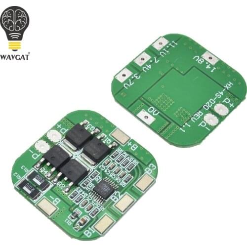 4S 14.8V / 16.8V 20A peak li-ion BMS PCM battery protection board bms pcm for lithium LicoO2 Limn2O4 18650 li battery