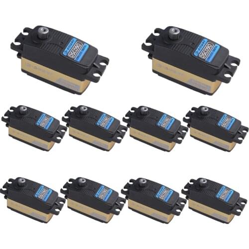 10X K-power DSC090 9KG High Speed Coreless Motor Low Profile Digital Servo for 1/10 Scale RC Drift Car HPI3 Racing SAKURA D4 CS