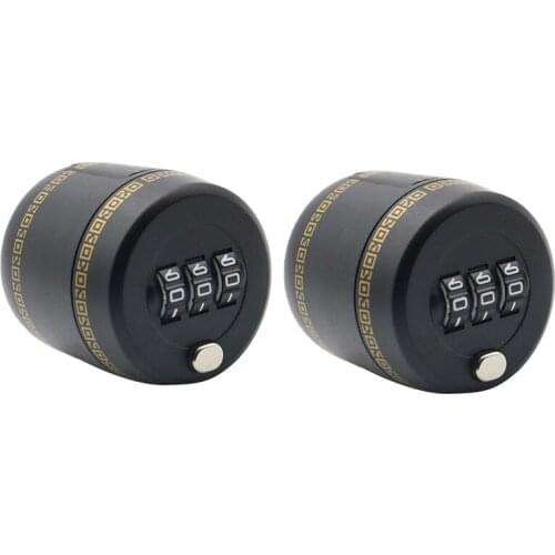 2Pcs Bottle Password Lock Red Wine Combination Lock Wine Stopper Vacuum Plug Device Preservation For Furniture Hardware Wine Bot