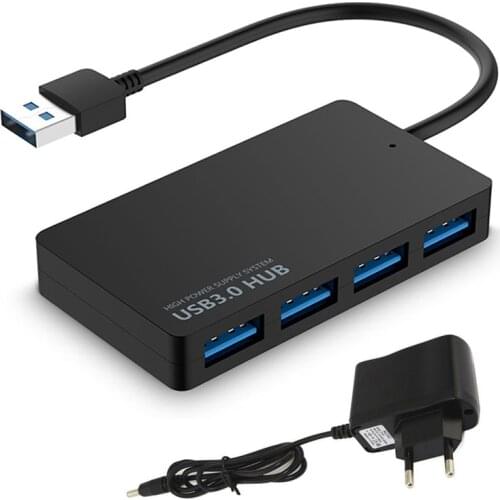 USB 3.0 HUB 4 Port Power Supply OTG DC Power Interface for MacBook Laptop Tablet PC Computer Adapter Multi USB C 3.1 HUB