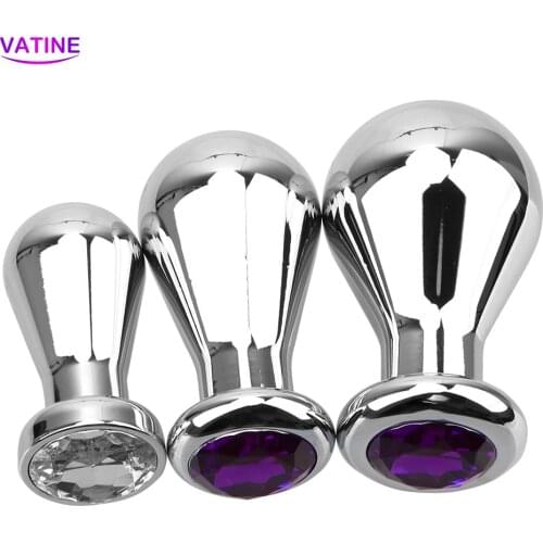 Stainless Steel Bulbs Big Dildos Butt Plug Anal Beads Sex Toys For Men Women Anus Dilator Stuffed Erotic Machine Couples Adults