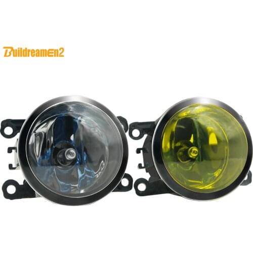 Buildreamen2 55W 100W Halogen Fog Light Car Front Bumper Fog Lamp Yellow White Warm White 12V For Jeep Cherokee Compass Renegade