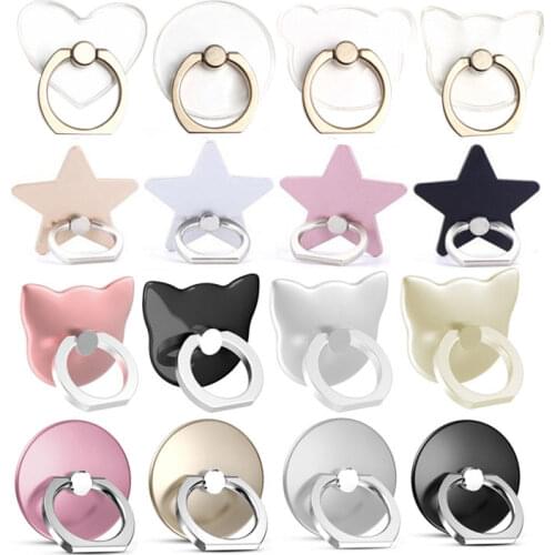 Finger Ring Mobile Phone Smartphone Sockets Stand Holder For iPhone XS Xiaomi Huawei Samsung cell Phone holder Car Mount Stand