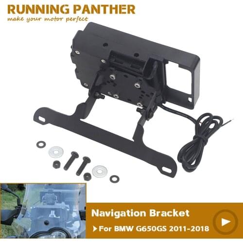 Modified GPS navigation bracket motorcycle mobile phone pad For BMW G650GS G650 GS 2011-2018 2017 2016 2015 2014 2013 2012
