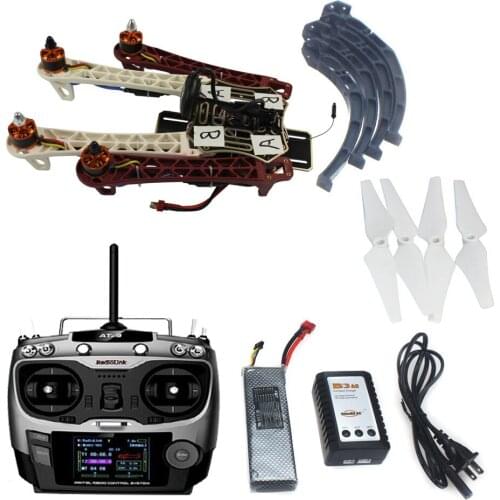 JMT Assembled HJ 450 450F 4-Aix RFT Full Kit with APM 2.8 Flight Controller GPS Compass No Gimbal F02192-V