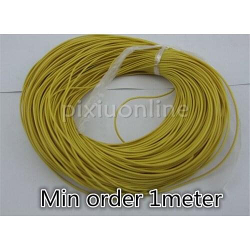 1meter/pack K972b 1mm Yellow Color Copper Conductor Wire 7lines Hinge Insulated Wire Free Shipping Russia
