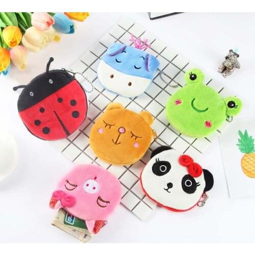 Cute Animals Children zipper Coin Bag Purse Kids Wallet Pouch Case Bag Women Lady Mini Handbags Pouch Beauty Holder Bag Gifts