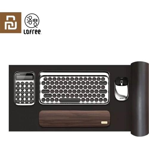 New Youpin Lofree Knight Desktop Set Space Silver Gift Box Set Keyboard Mouse Calculator Hand Pillow Mouse Pad For Best Gift