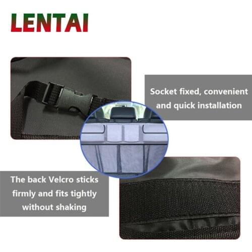LENTAI Car Trunk Organizer seat Storage Bag Oxford For Mercedes W205 W203 W211 Volvo XC90 S60 XC60 S80 V40 Alfa Romeo 159 156