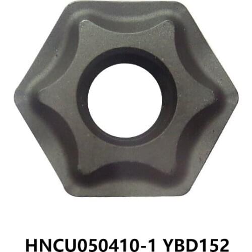 Original 10pcs/box HNCU 050410 HNCU050410-1 YBD152 HNCU0504 for Cast Iron Carbide Inserts Turning Lathe Cutter CNC Cutting Tools