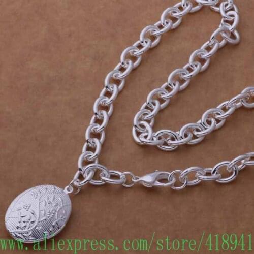 Silver Plated Necklace, Silver Plated fashion jewelry Round card coarse necklace /eymanpta bzoakqva AN753