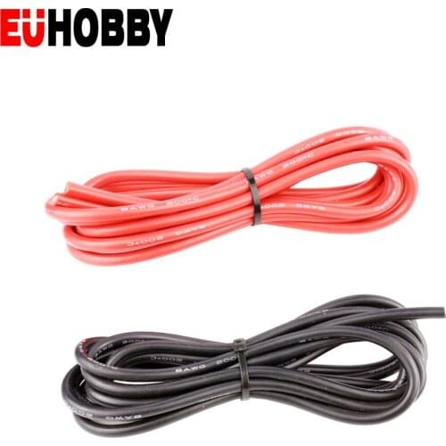 8 Gauge Silicone cable wire,Servo line Battery Cable 3.28 Feet Flexible 8 AWG Silicone Wire 1650 Strands of Tinned Copper Wire