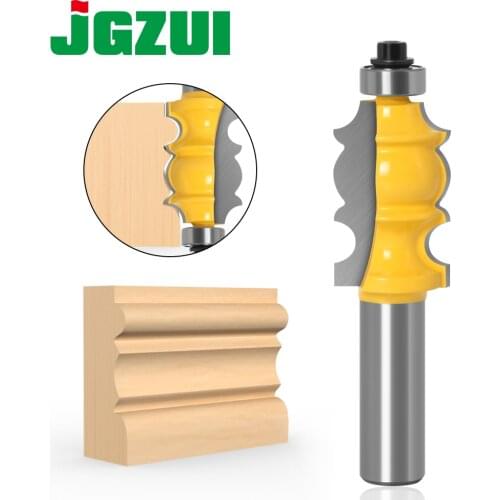 1PC Architectural Molding Router Bit 1/2" Shank 12mm shank Line knife Woodworking cutter Tenon Cutter for Woodworking Tools