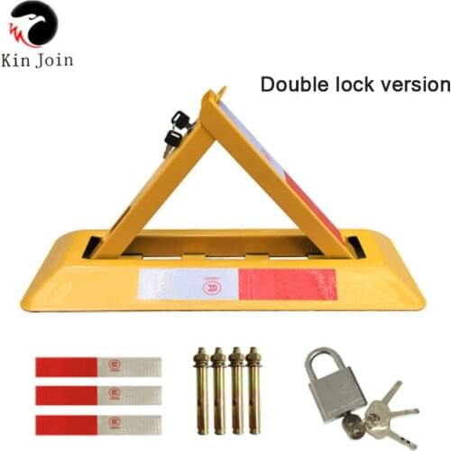 Parking Space Lock Ground Lock Thickened Anti-Collision Car Parking Place Lock Anti-Rolling A Triangle Lock Parking Space Lock