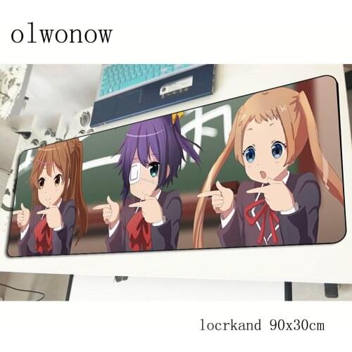 Chuunibyou demo koi ga shitai mousepad 900x300x2mm New arrival gaming mouse pad gamer mat computer desk padmouse large play mat