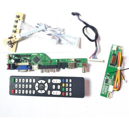 For N141C3-L03/L04 VGA HDMI-Compatible AV USB RF T.V56 controller board 1CCFL 30Pin LVDS Remote+Inverter+keyboard LCD