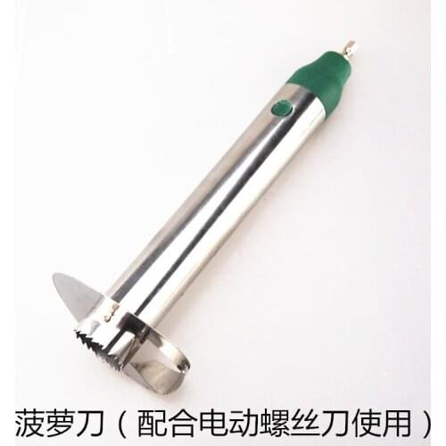 Electric Screwdriver Accessories And Stainless Steel Kitchen Knife Pineapple Peeler Serrated Peeling