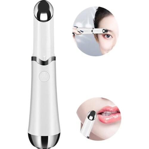 Electric Eye Massager Vibrating Eye Thermal Massager LED Photon Light Therapy Eye Care Bar Facial Slimming Lifting Massage Stick