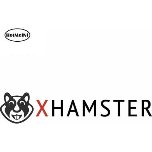 HotMeiNi 13cm x 3cm for XHAMSTER Funny Website Car Sticker and Decals Waterproof Car Wrap DIY Bumper Motorcycle Sticker