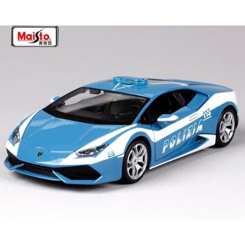 Maisto 1:24 Lamorghini Huracan Lp610-4 police diecast shape car Collect toy car new boxes are shipped free charge 31511