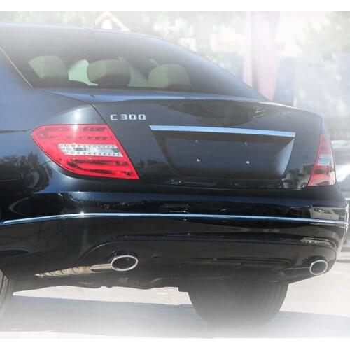 2048853121 W204 Rear Bumper Trim Chromium Molding For Mercedes-benz C200 C260 C300 2011 2012 2013