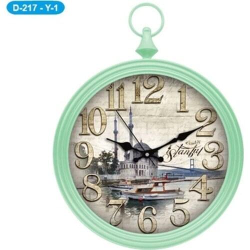 Galaxy Wall Clock Hanging Silent Dial Home Office Table Water Green Turkuvaz Mechanism Favorite Trend Outlets Popular Custom Avantajl