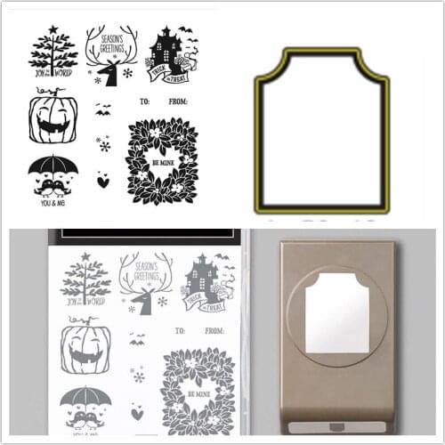 ESSENTIAL Christmas Metal Cutting Dies and Stamps for DIY Scrapbooking Decoration Embossed Paper Card Craft Handmade Knife Mold