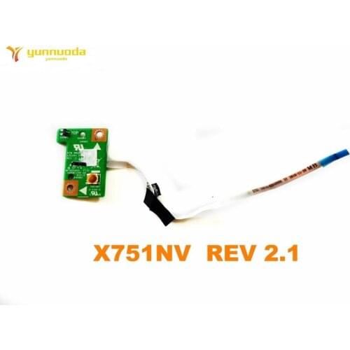 Original For ASUS X751NV power board X751NV REV 2.1 tested good free shipping