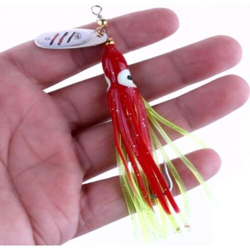 Octopus Fishing Lures Sequin Spoon 2pcs 11cm/7.5g Wobbler Fishing Lures Spinner Fishing Baits Tackles Fishing Tackle Accessories