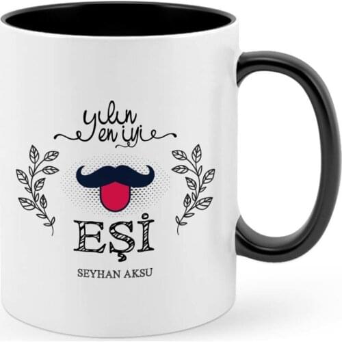 Personalized The Year 'S Best Wife Black Mug Cup