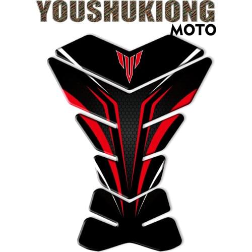 Fit For MT-07 MT-09 MT07 MT09 MT 09 MT 07 Motorcycle 3D Carbon Fiber Tank Gas Cap Pad Filler Cover Sticker Decals