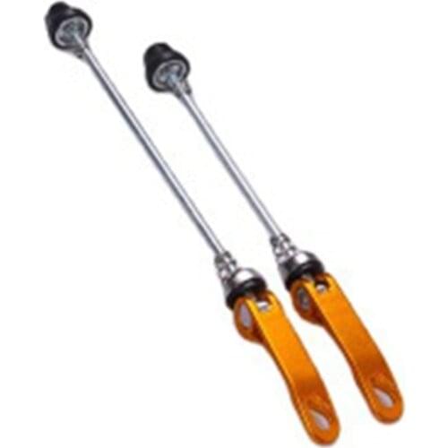 Bicycle Wheel Hub Skewers Front Rear QR Quick Release Axis Skewers Clip Lever