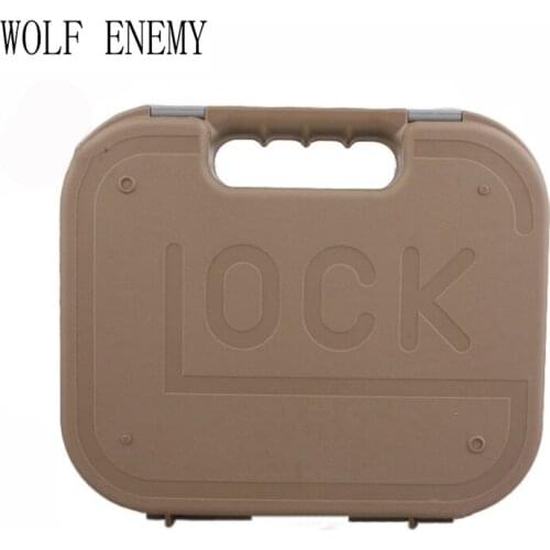 New ABS Pistol Case Tactical Hard Pistol Case Gun Case Padded Foam Lining for hunting airsoft