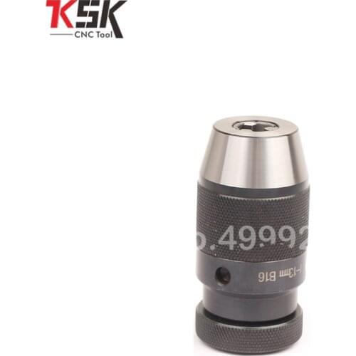 1PCS Spanner locking heavy duty hand drill chuck B12/B16/B18 lathe tool holder, machining center Self-tightening drill chuck